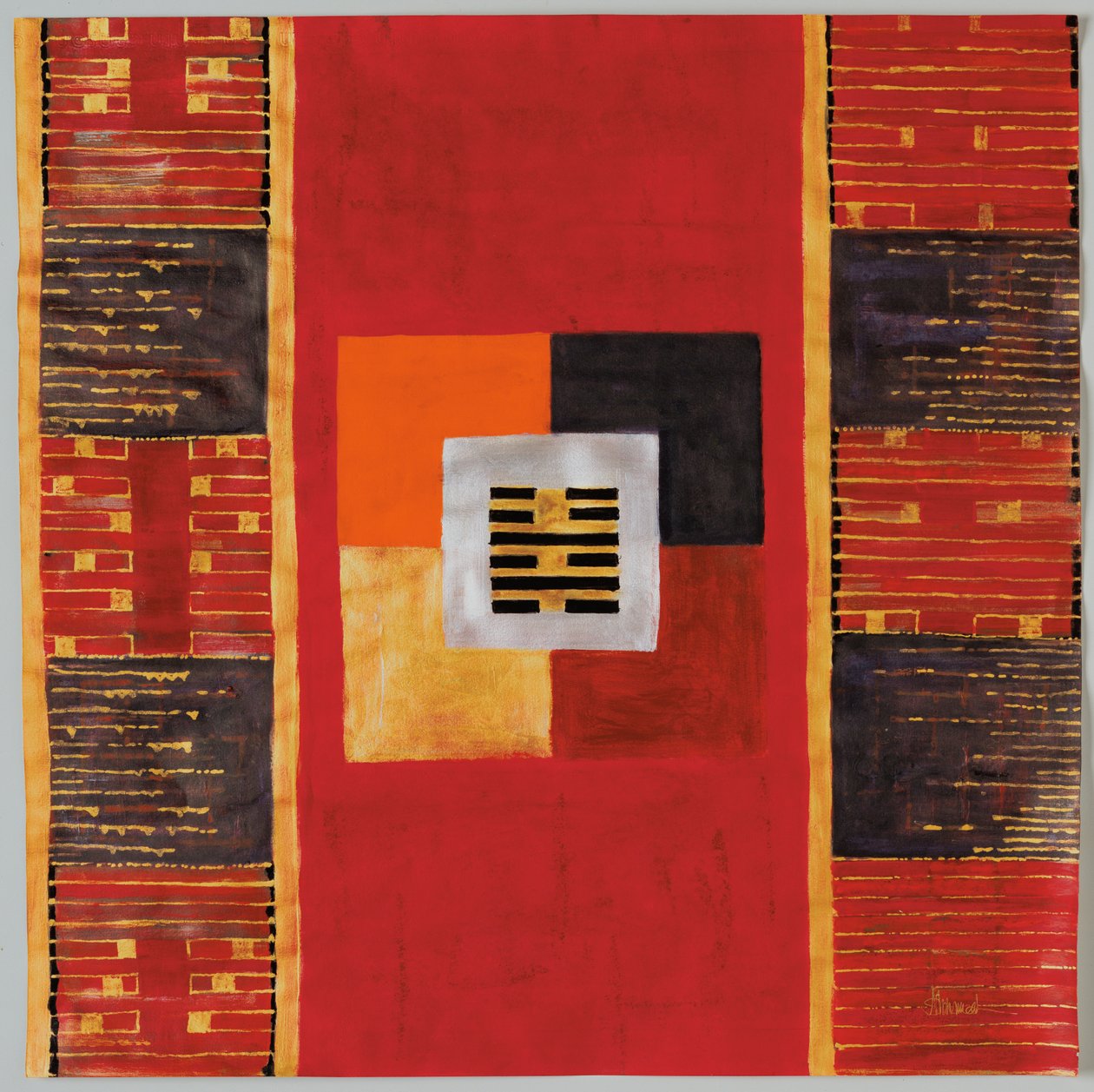 Chen，2005（水粉，压克力和钢笔） 作者 赛比拉·曼尼克