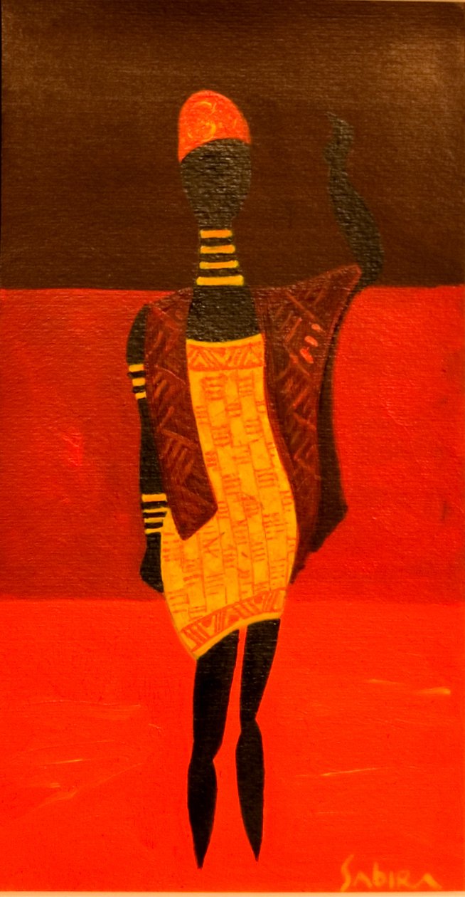 Jambo，2007（水粉和丙烯酸） 作者 赛比拉·曼尼克