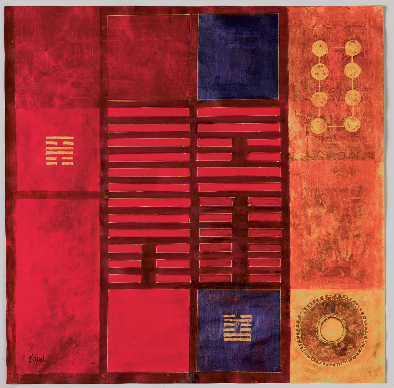 孟，2005（水粉，压克力和钢笔） 作者 赛比拉·曼尼克