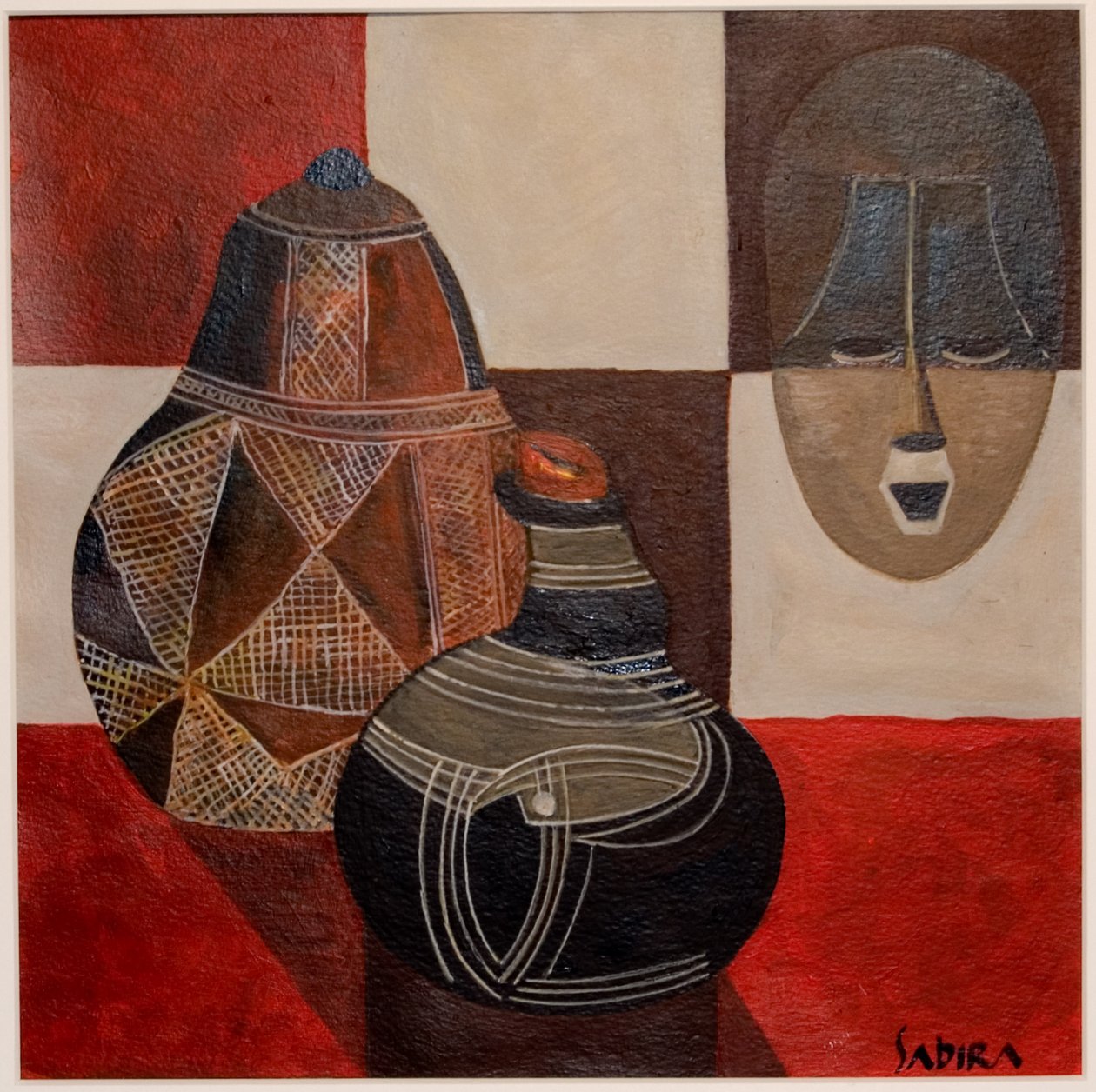 亲爱的，2007年（水粉和丙烯酸） 作者 赛比拉·曼尼克