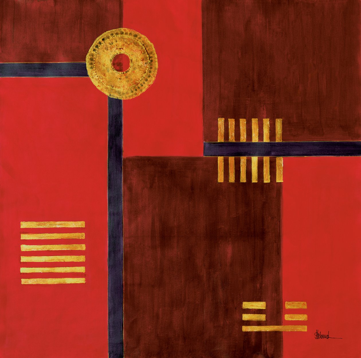 Tui，2005（水粉，压克力和钢笔） 作者 赛比拉·曼尼克