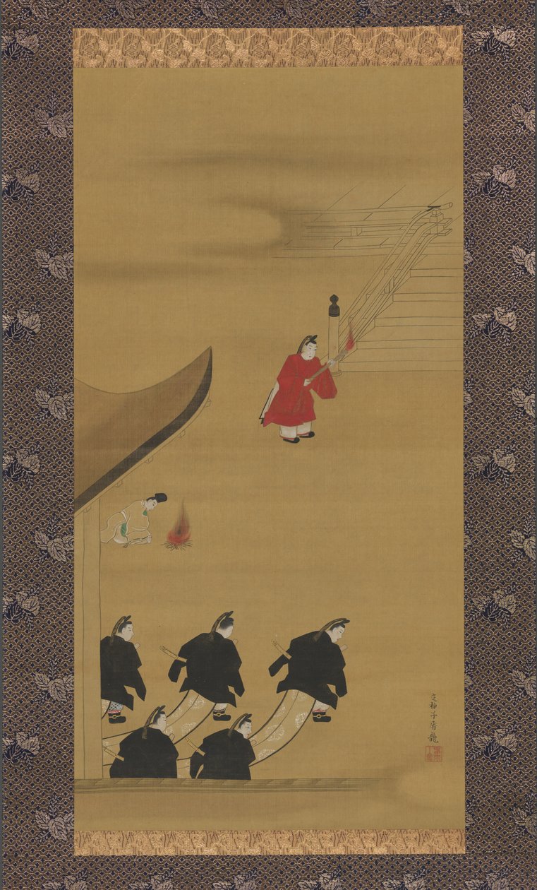 1790年代末期的十二个月的Tsukinami-e活动。 作者 酒井保一