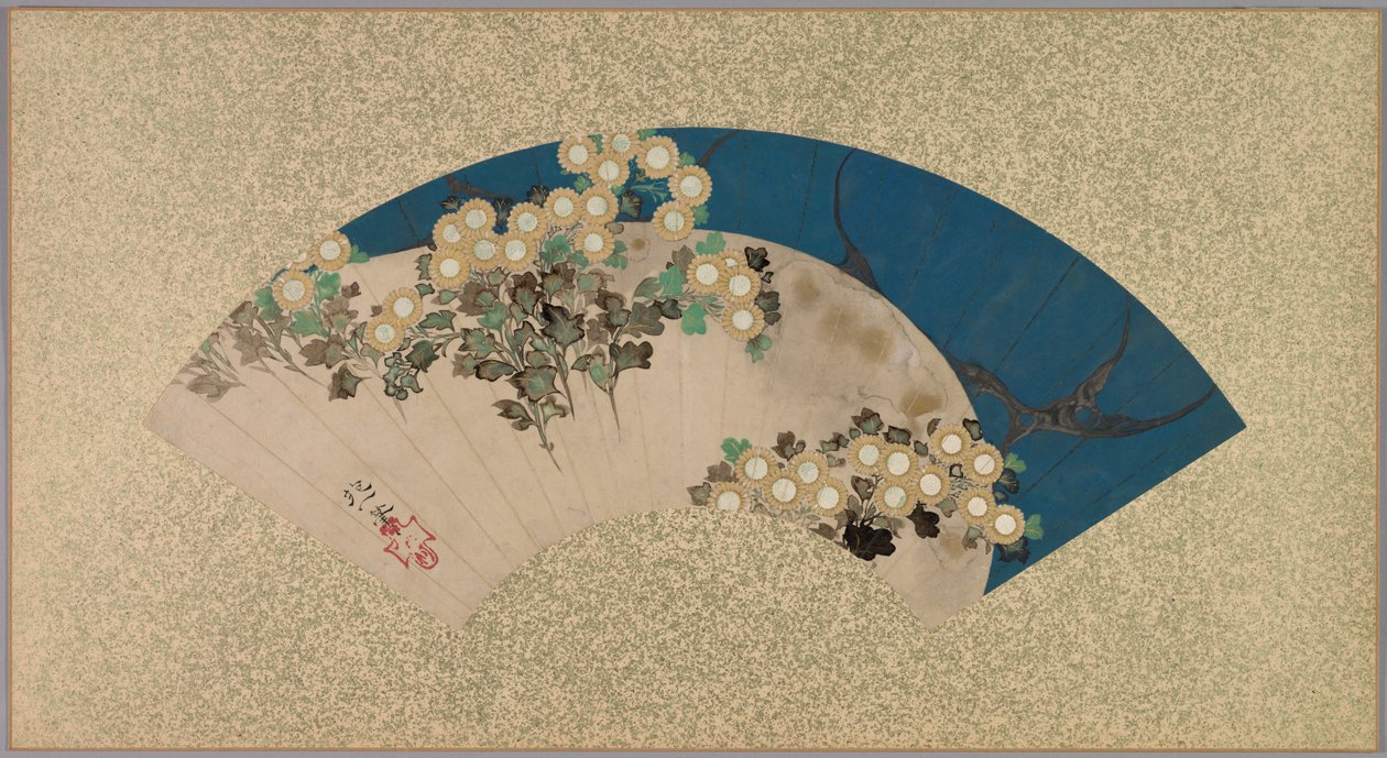 《水边的菊花》，1761-1828年。 作者 酒井保一