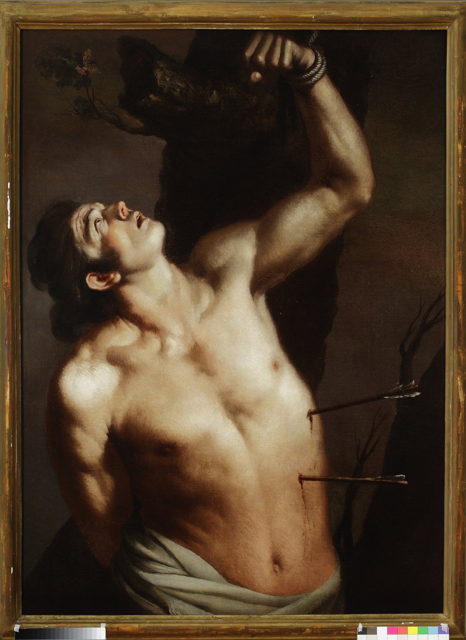 圣塞巴斯蒂安（布面油画） 作者 Salvator (attr. to) 罗莎