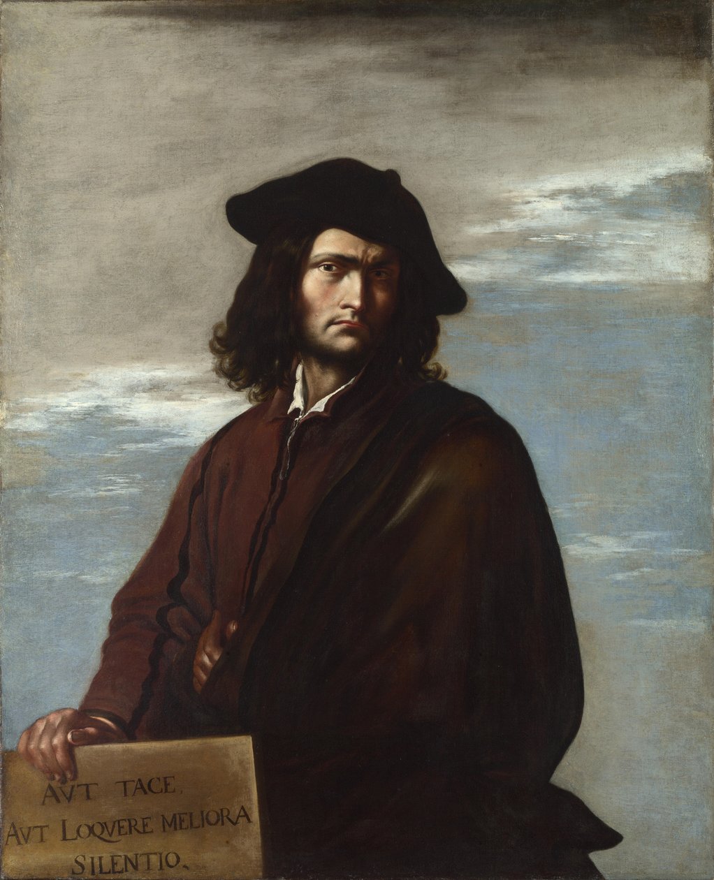 哲学自画像，c。 1645 作者 萨尔瓦多·罗莎（Salvatore Rosa）