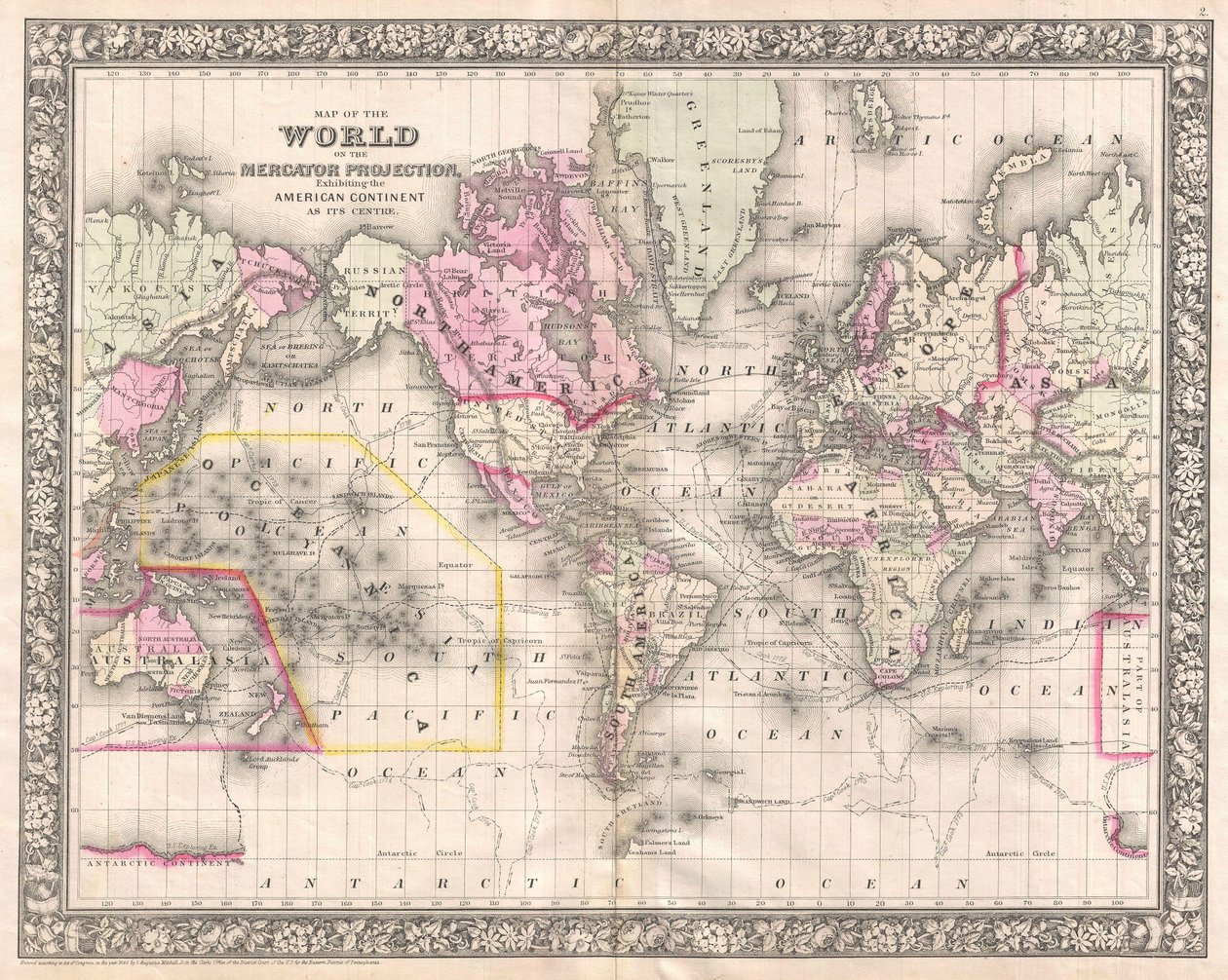 Geographicus 作者 塞缪尔·奥古斯都·米切尔