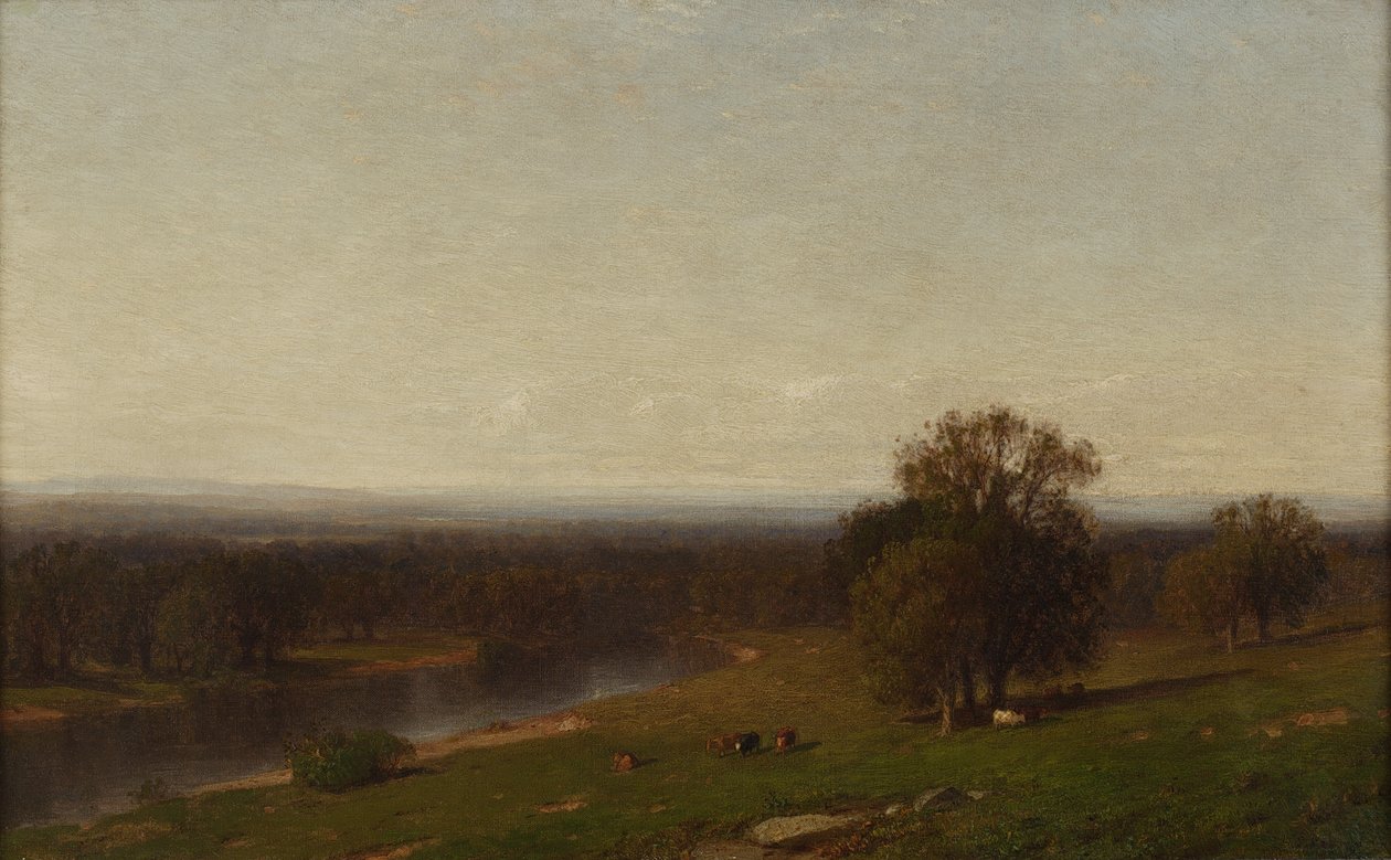 Genesee Valley，纽约，1862-63 作者 塞缪尔·科尔曼（Samuel Colman）