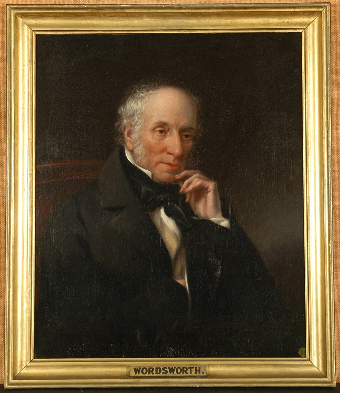 威廉华兹华斯的肖像，1844年 作者 塞缪尔·克罗斯韦特（Samuel Crosthwaite）