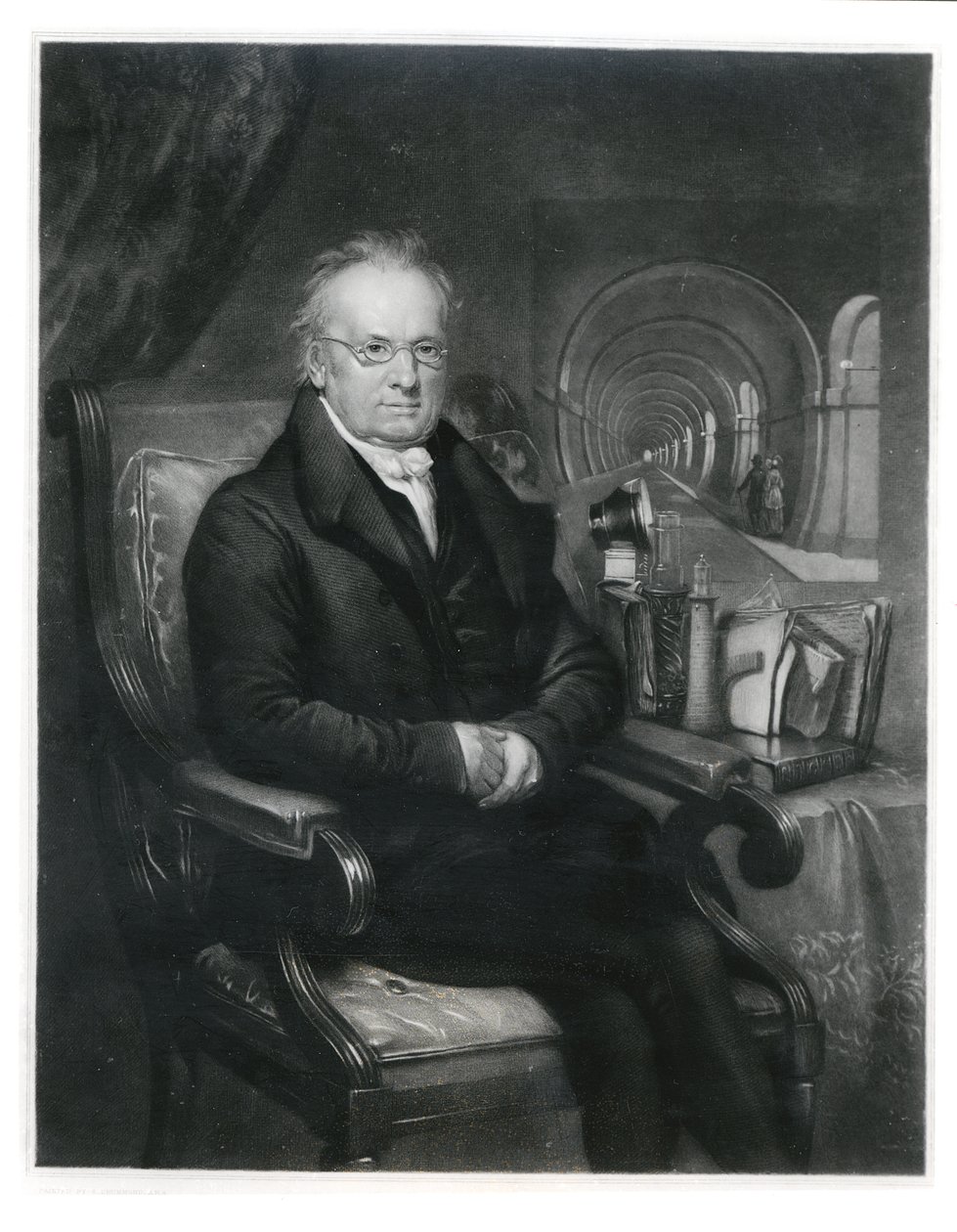 Mark Isambard Brunel爵士（1769-1849）c.1835 作者 塞缪尔·德拉蒙德（Samuel Drummond）
