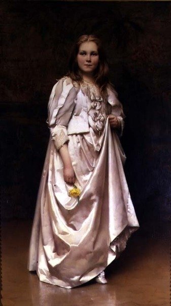 Netta Holleone，1889-90 作者 塞缪尔·亨利·威廉·勒维林