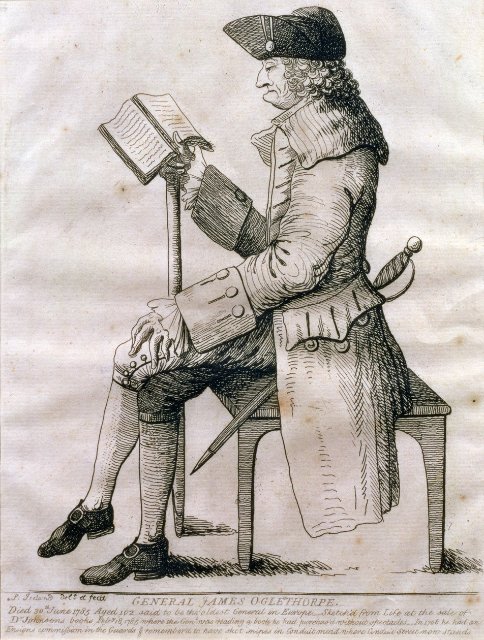 詹姆斯·爱德华·奥格尔索普将军的肖像，1785年 作者 塞缪尔爱尔兰