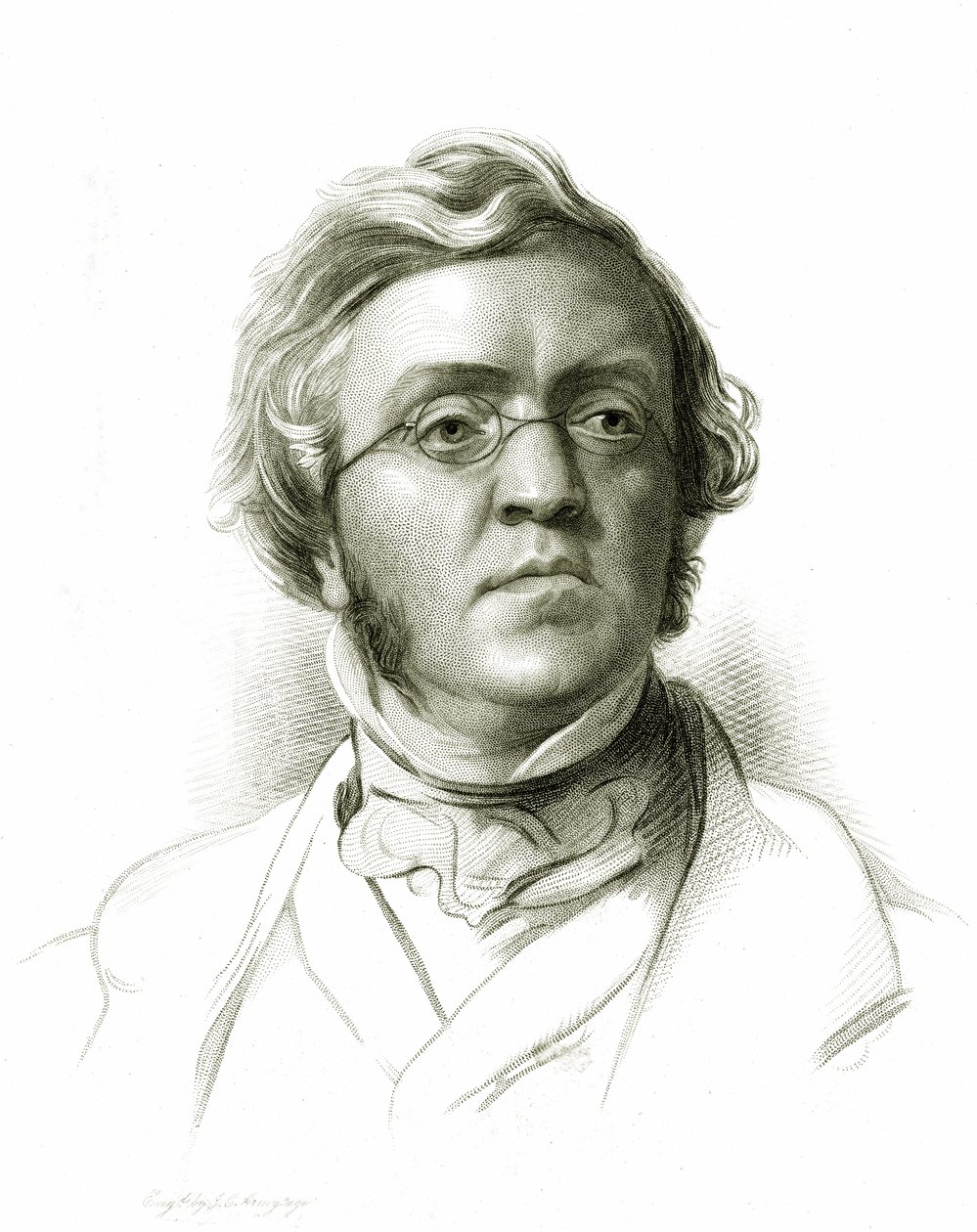William Makepeace Thackeray（1811-63） 作者 塞缪尔·劳伦斯（Samuel Laurence）