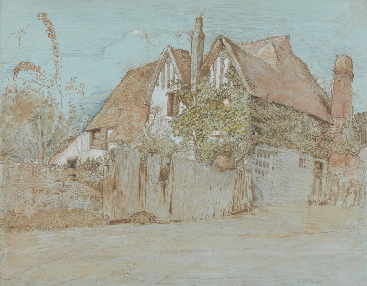常春藤小屋，肖勒姆 作者 塞缪尔·帕尔默（Samuel Palmer）