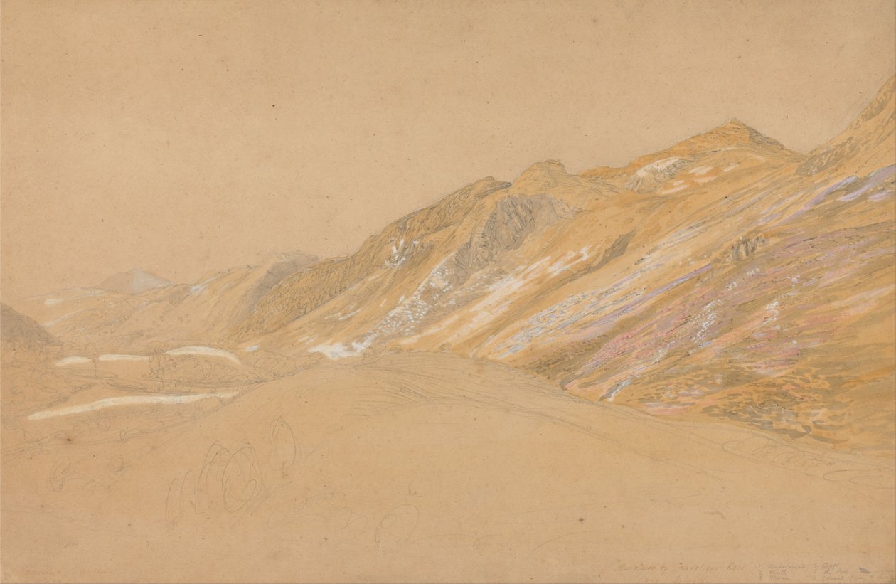由Dolgelly附近的旅行者山 作者 塞缪尔·帕尔默（Samuel Palmer）