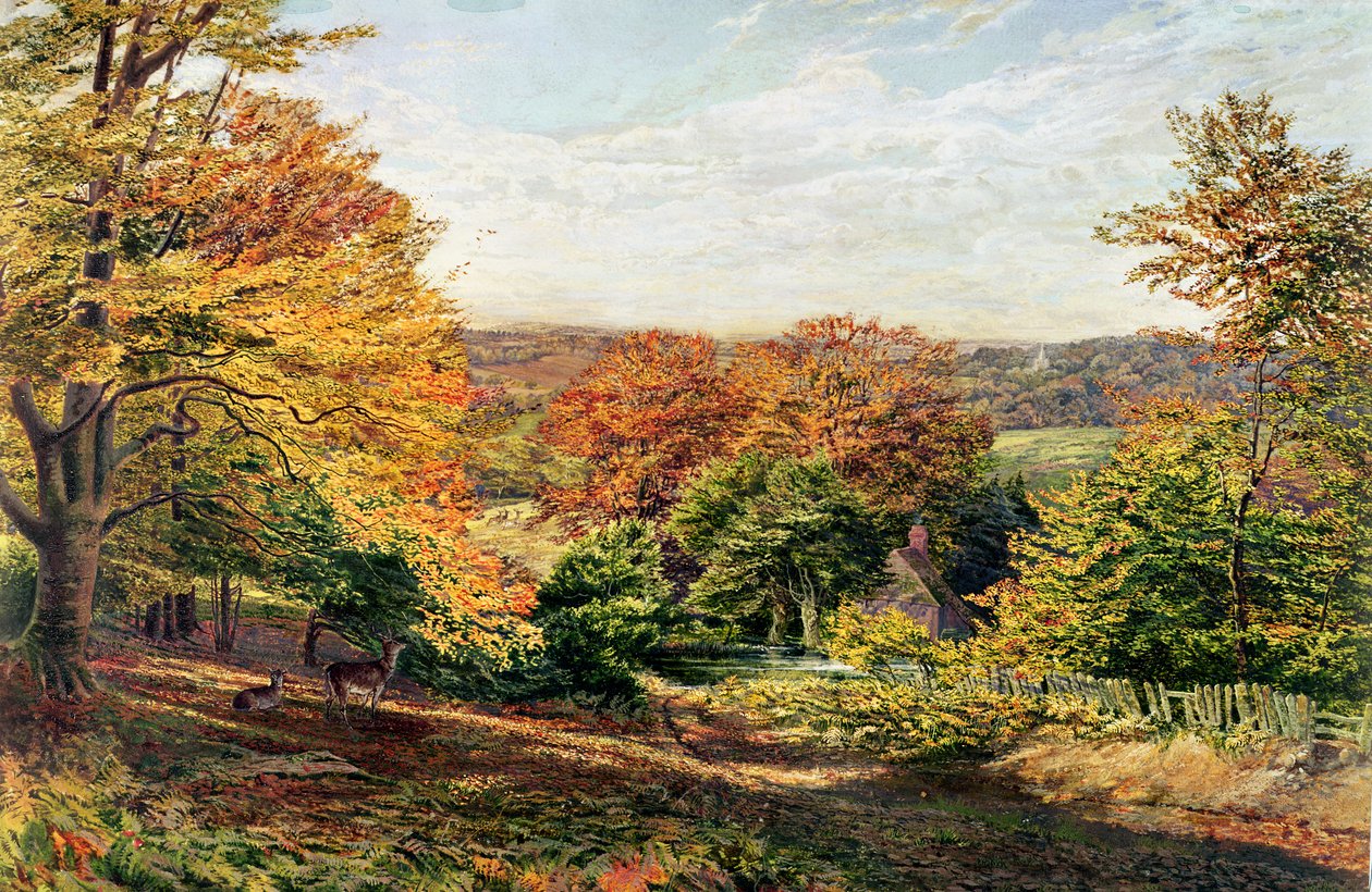 奥特福德教堂 作者 塞缪尔·帕尔默（Samuel Palmer）