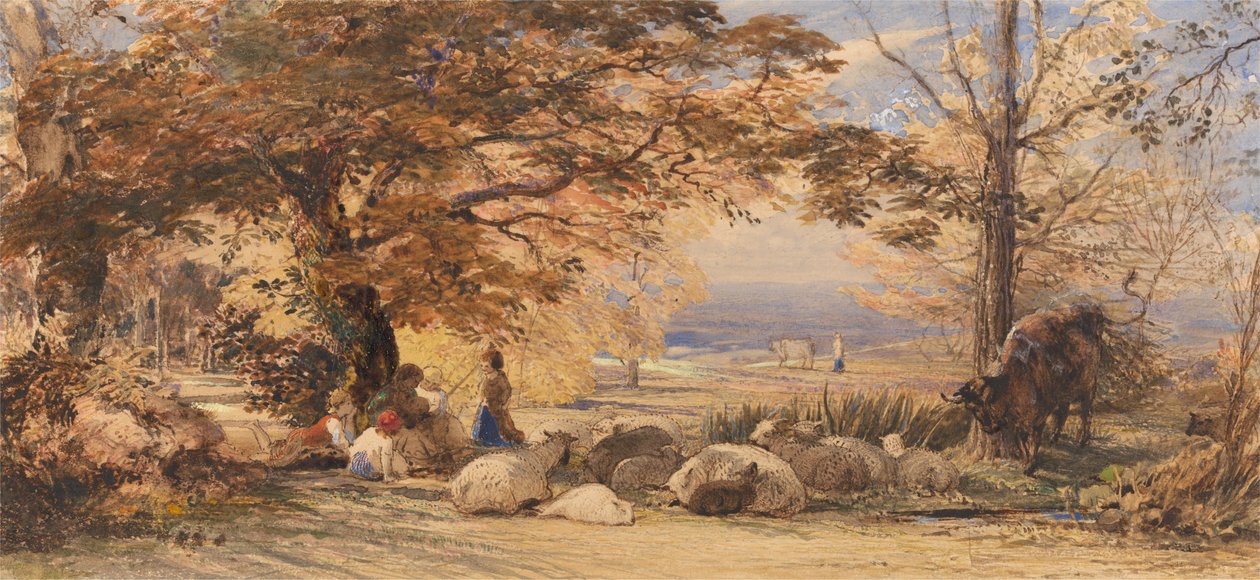 质朴的满足感 作者 塞缪尔·帕尔默（Samuel Palmer）
