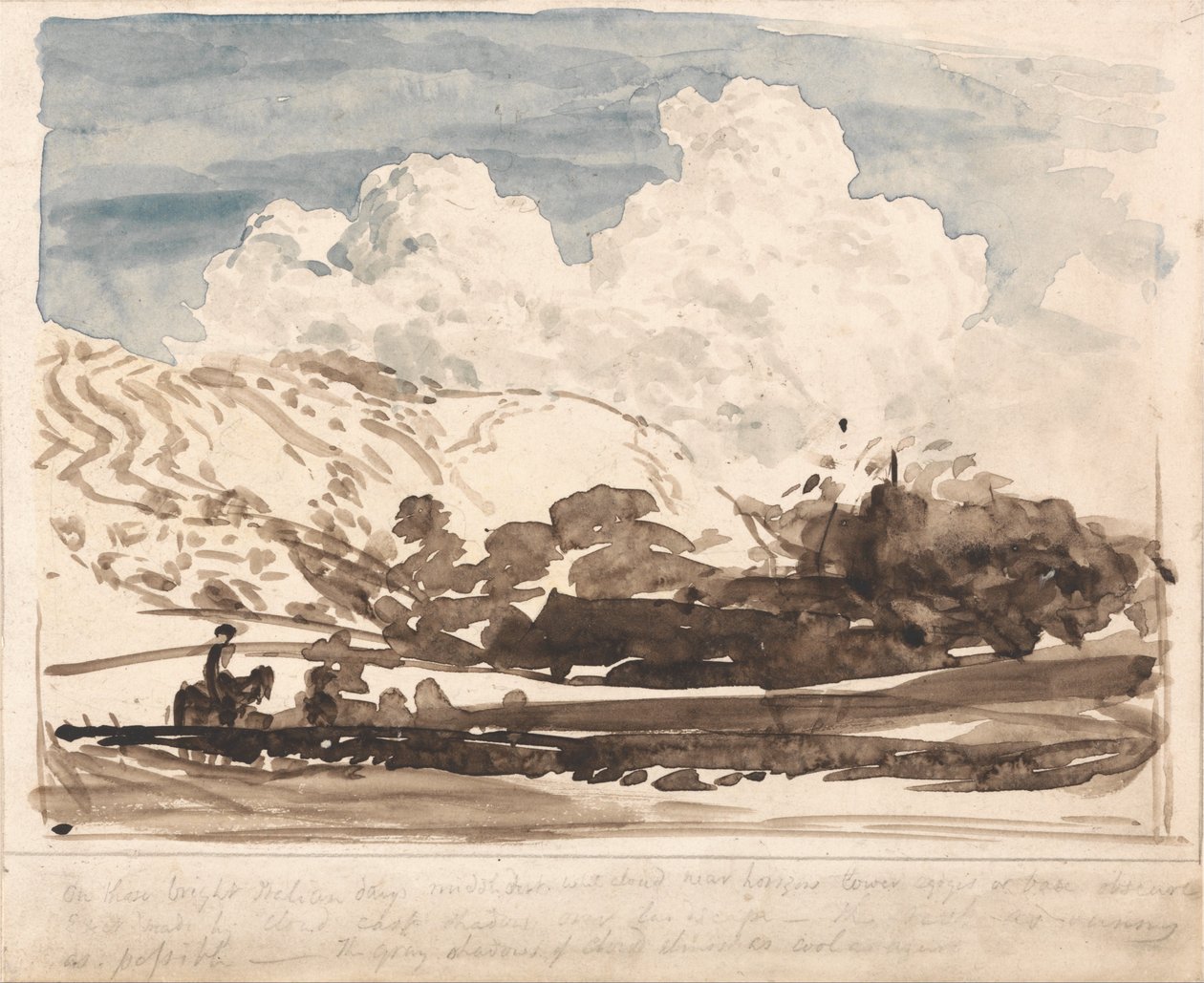 明亮的云 作者 塞缪尔·帕尔默（Samuel Palmer）