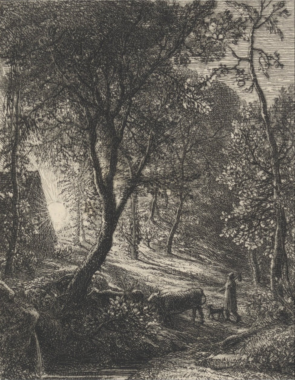 牧民小屋 作者 塞缪尔·帕尔默（Samuel Palmer）