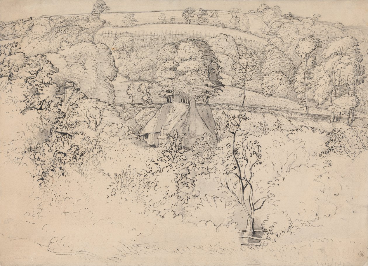 The Shore，Shoreham 作者 塞缪尔·帕尔默（Samuel Palmer）