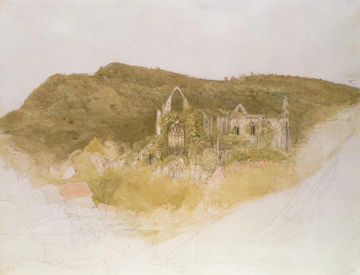 廷特恩修道院 作者 塞缪尔·帕尔默（Samuel Palmer）