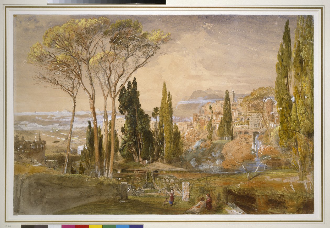 查看1839年在蒂沃利的埃斯特别墅 作者 塞缪尔·帕尔默（Samuel Palmer）