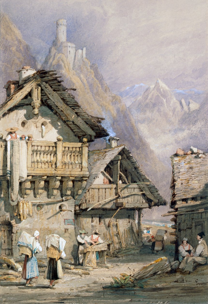 一个高山村庄 作者 塞缪尔·普鲁特
