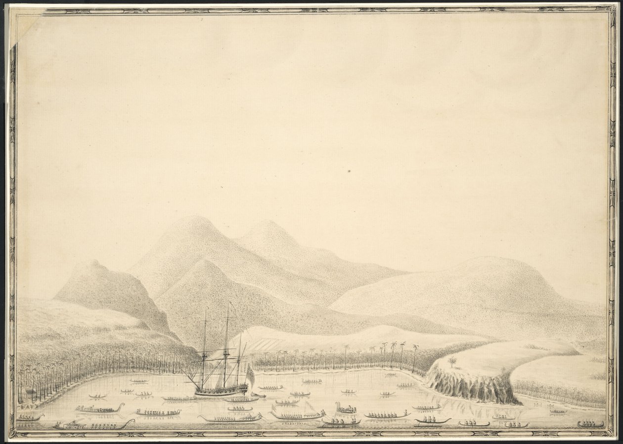 Samuel Wallis（1728-1795）的Otaheite（即Tahiti）或King Georges Island 作者 塞缪尔·瓦利斯（Samuel Wallis）