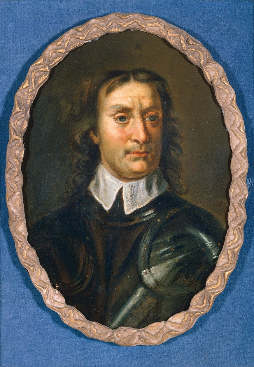 奥利弗·克伦威尔（Oliver Cromwell），约1670-90年（船上机油） 作者 塞缪尔·库珀（后）