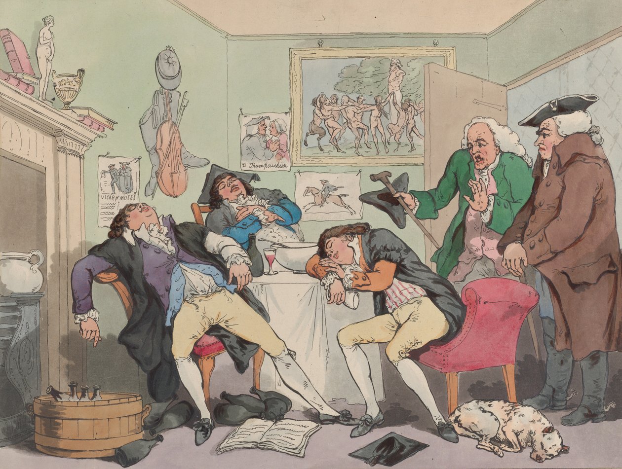 O Tempora, O Mores！, 1799年12月。 作者 塞缪尔·阿尔肯
