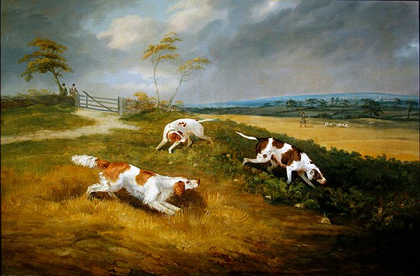 猎手和猎犬在隐蔽处 作者 塞缪尔·阿尔肯·尼尔（Samuel Alken Jnr。