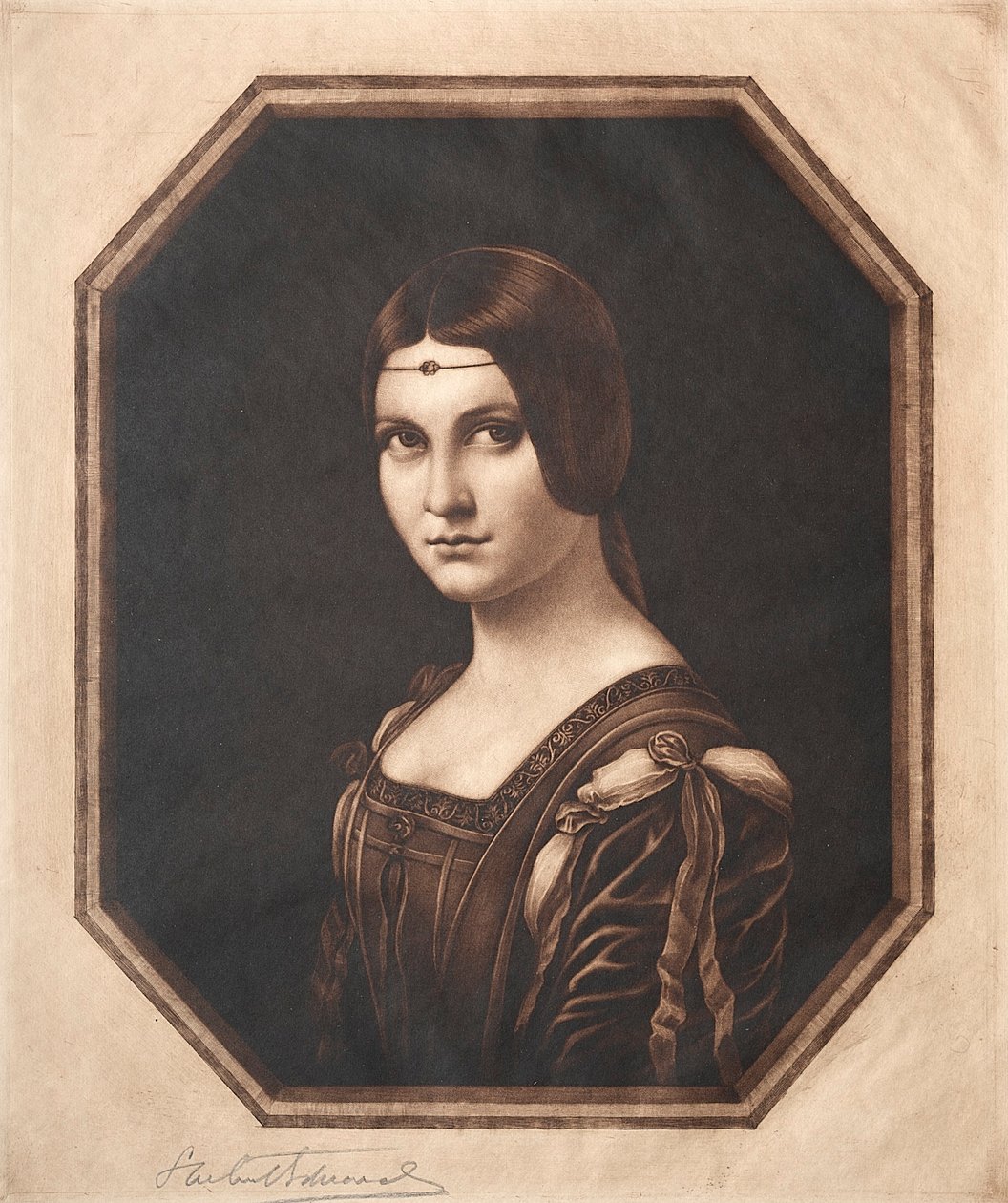 La BelleFerronnière，19-20世纪。 作者 塞缪尔·阿伦特·爱德华兹