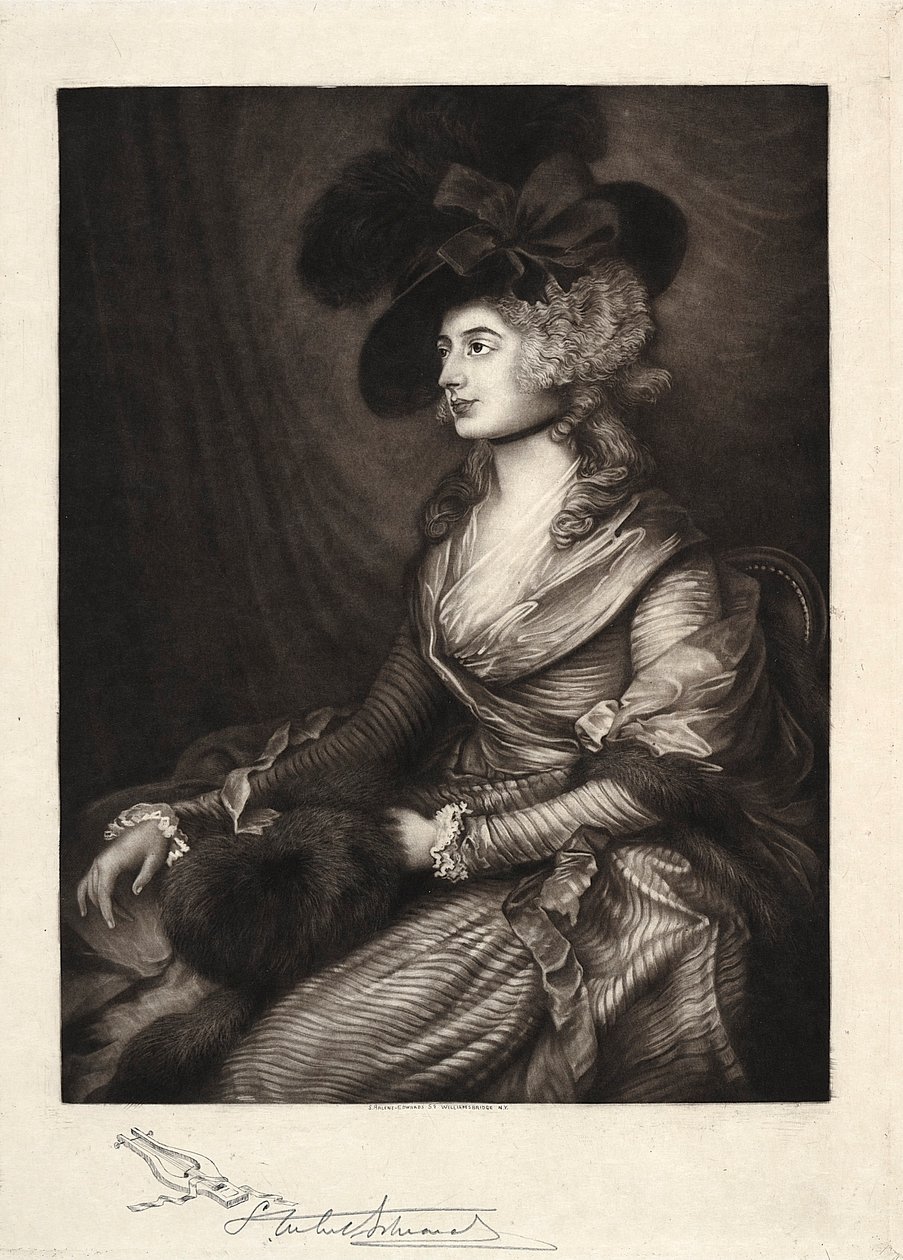 萨拉·西登斯夫人（Sarah Siddons），19-20世纪。 作者 塞缪尔·阿伦特·爱德华兹