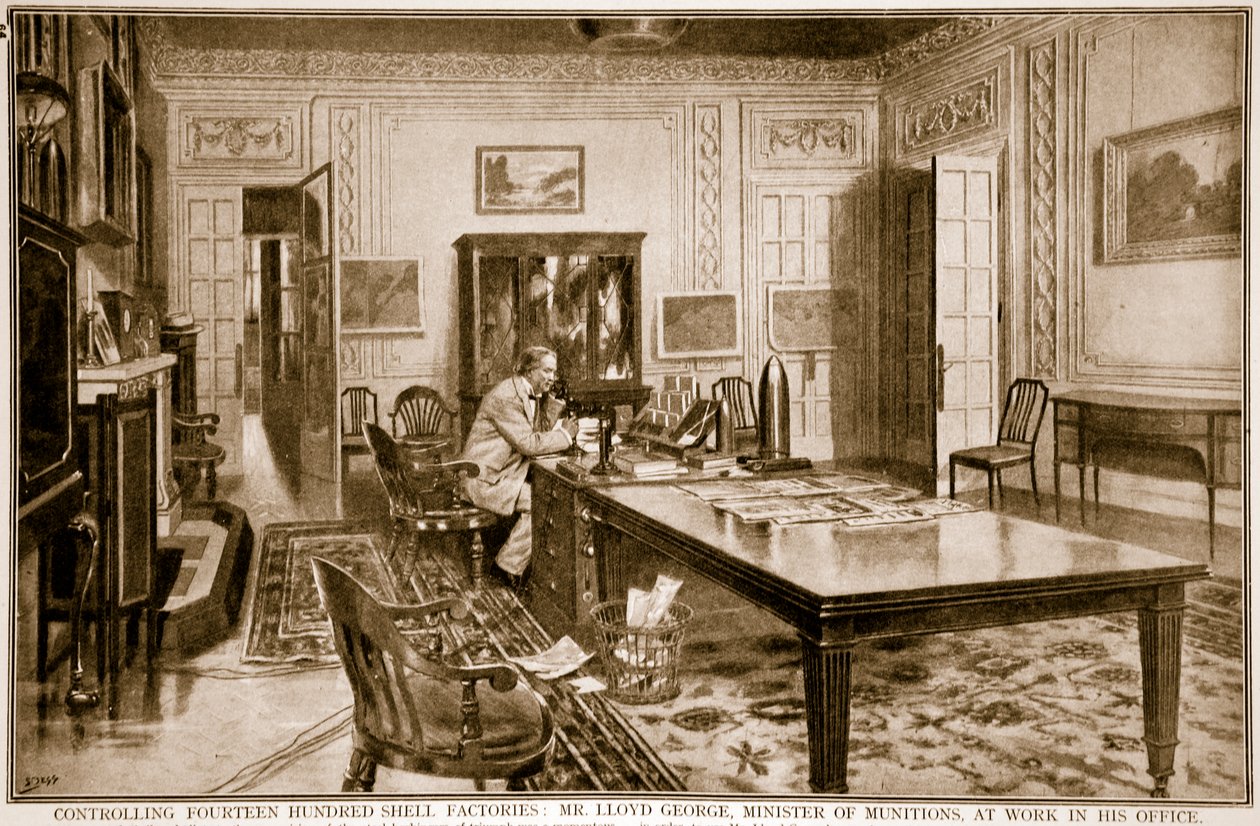 控制14个壳牌工厂：弹药部长Lloyd George先生，1914-19工作 作者 塞缪尔·贝格