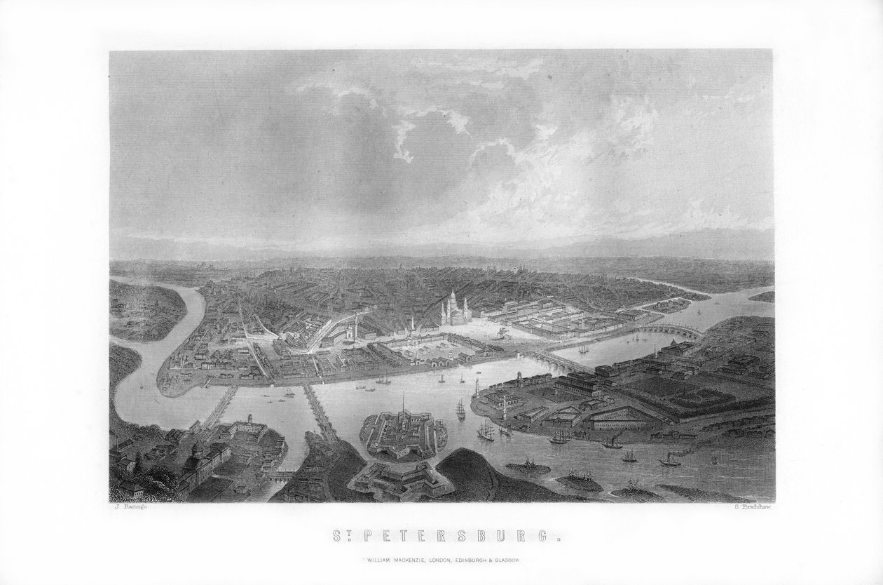 圣彼得堡，俄罗斯西北部，1893年 作者 塞缪尔·布拉德肖