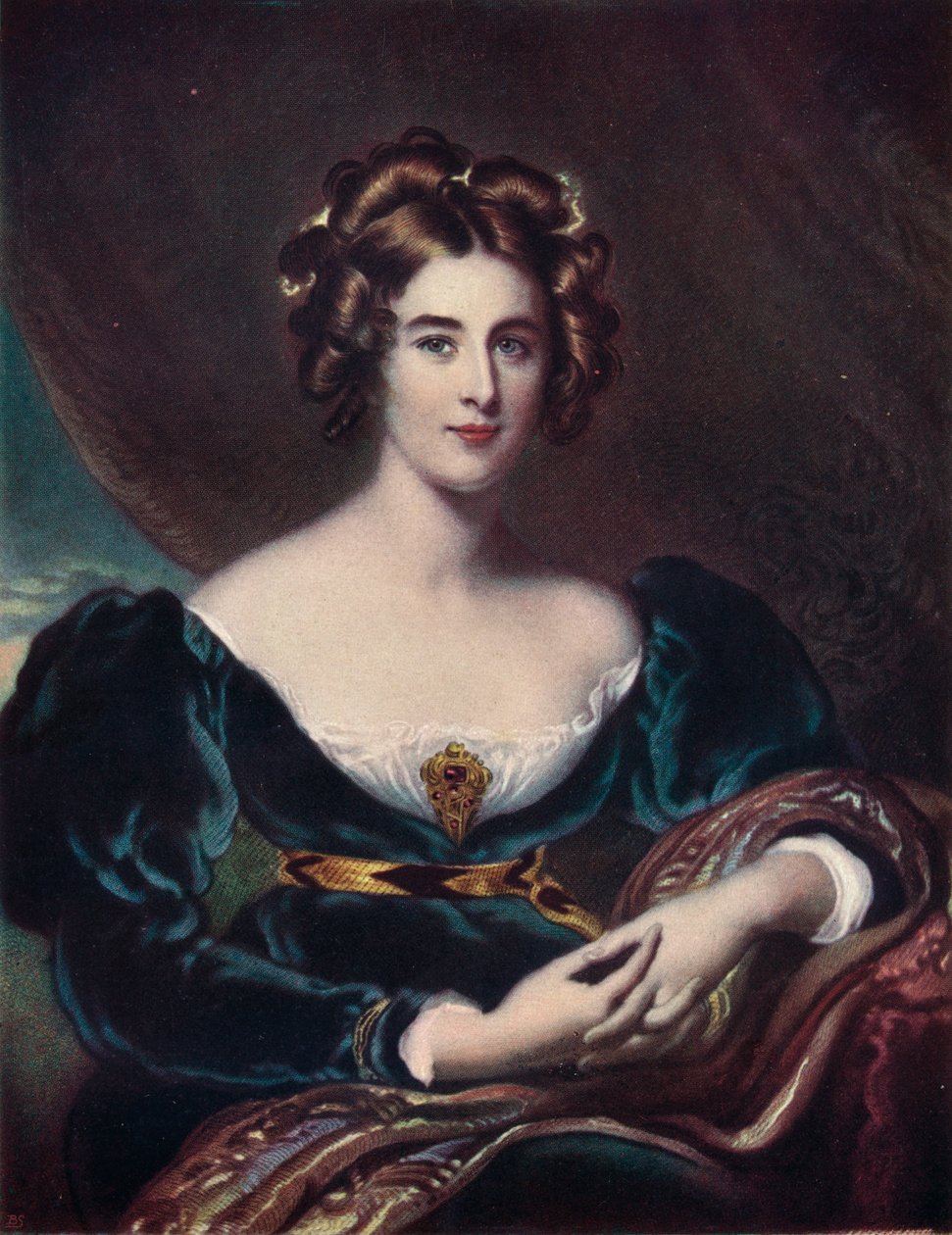 林德赫斯特夫人（Lady Lyndhurst），c1836年，1904年 作者 塞缪尔·考辛斯