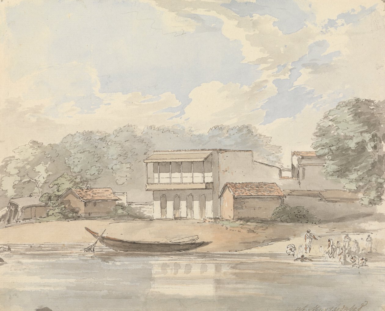 在穆尔谢杜巴德 [Murshidabad] 作者 塞缪尔·戴维斯（Samuel Davis）