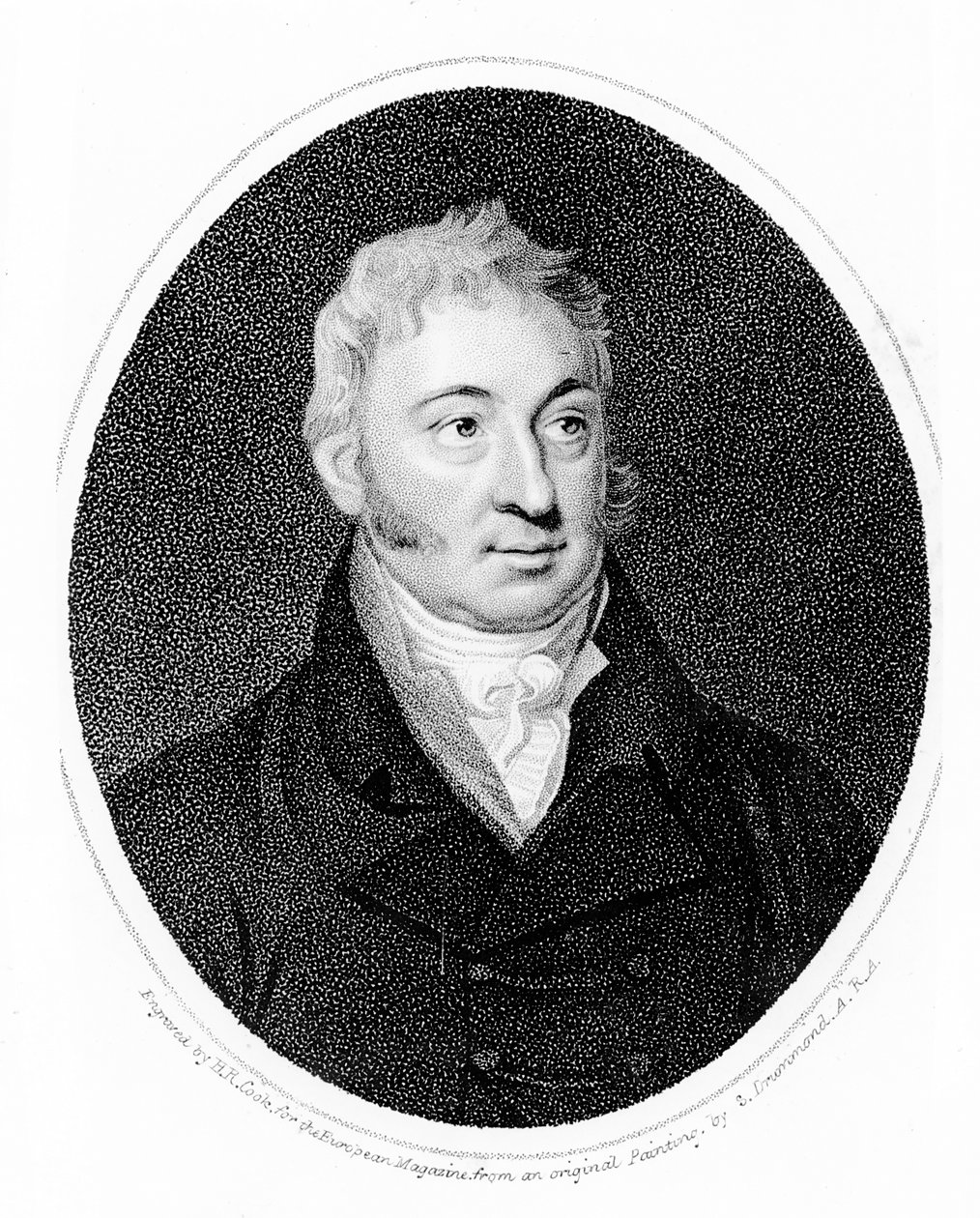 William Ouseley爵士，由HR Cook雕刻 作者 塞缪尔·德拉蒙德（Samuel Drummond）