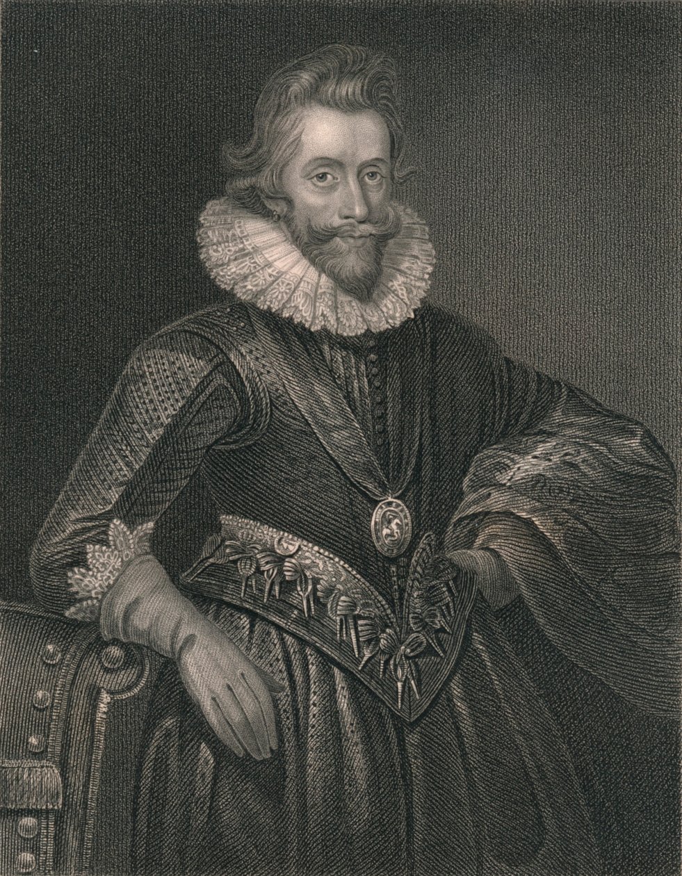 亨利·沃里斯利（Henry Wriothesley），南安普敦伯爵，建于1610年代，十九世纪中叶。 作者 塞缪尔·弗里曼