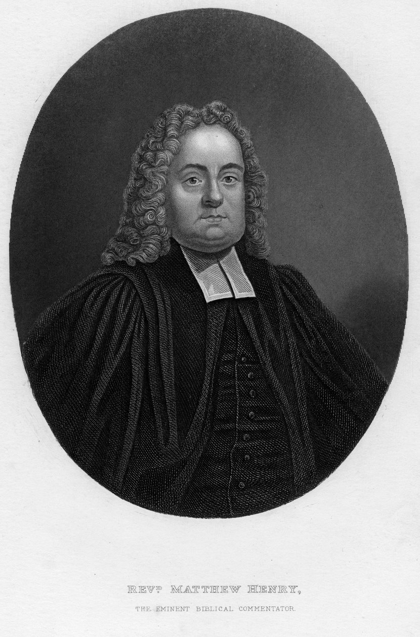 马修·亨利（Matthew Henry）1662-1714，英国圣经评论员和牧师，十九世纪。 作者 塞缪尔·弗里曼
