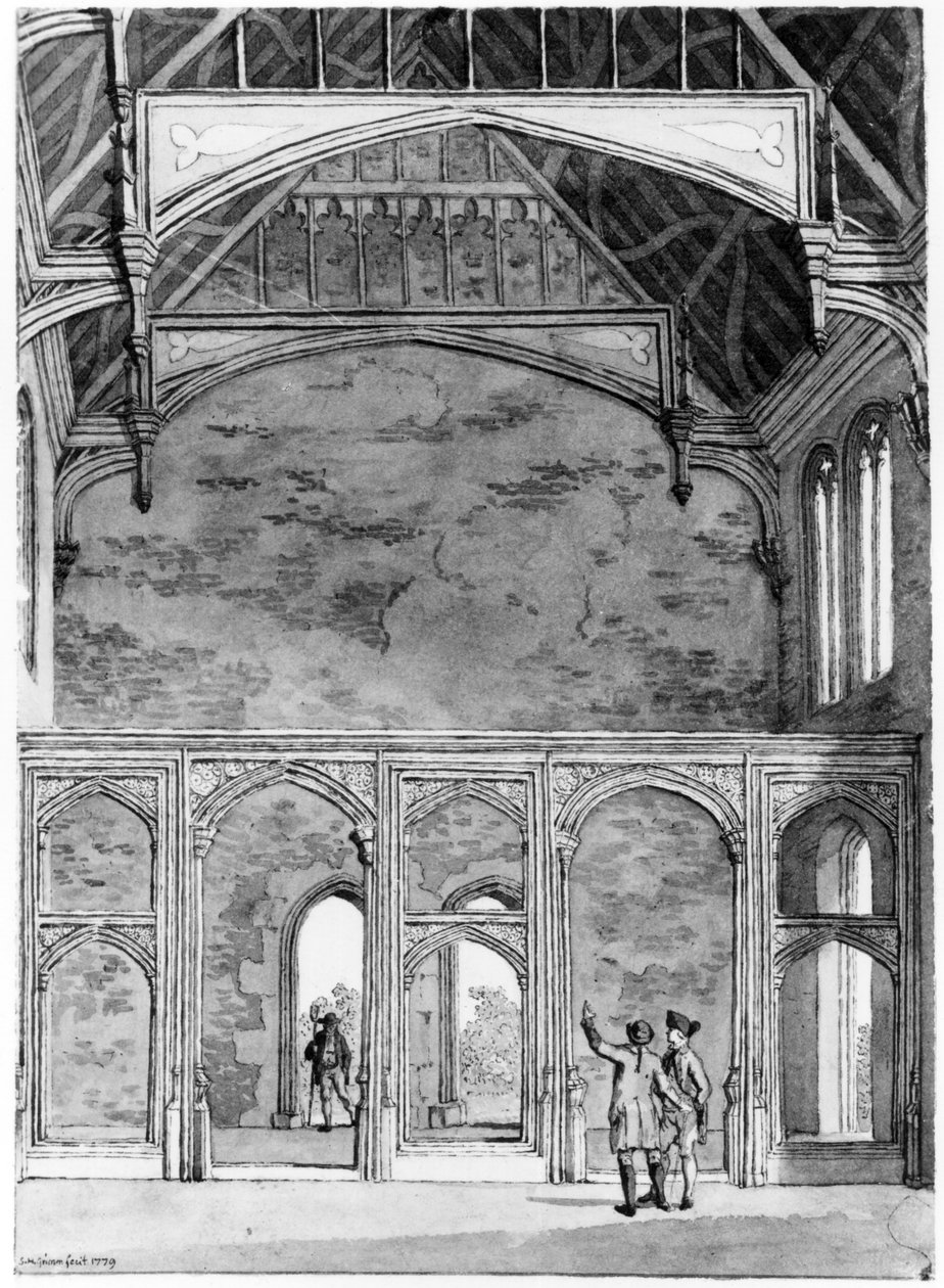 1779年埃尔瑟姆大厅西南端 作者 塞缪尔（Samuel Hieronymous）格林