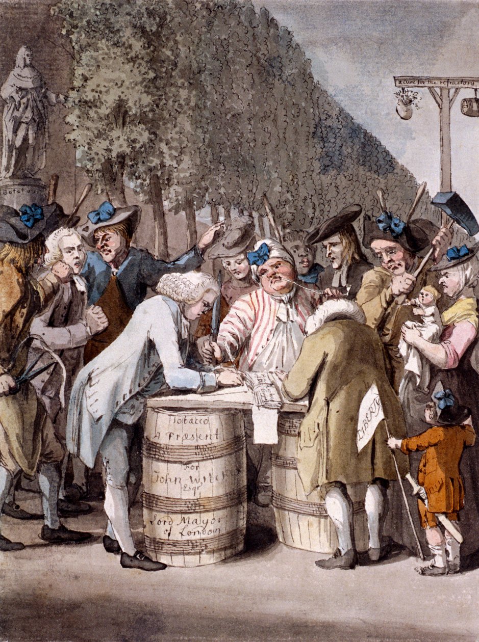 米德尔塞克斯的选举》，1775年。 作者 塞缪尔·希罗尼穆斯·格林