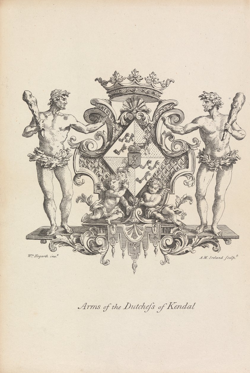 Arms of the Cutchess of Kendal 作者 塞缪尔爱尔兰