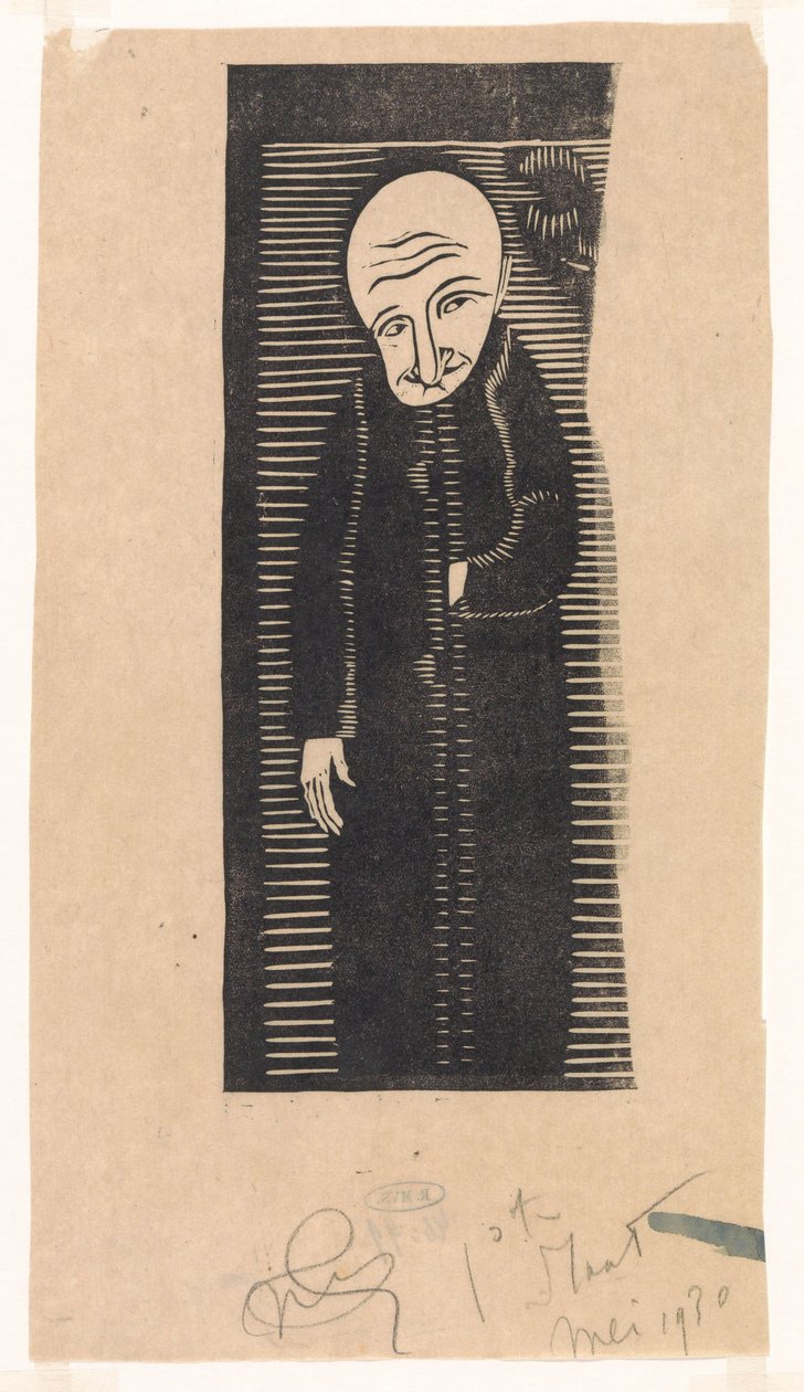 甘蓝人 作者 Samuel Jessurun de Mesquita（艺术家签名）