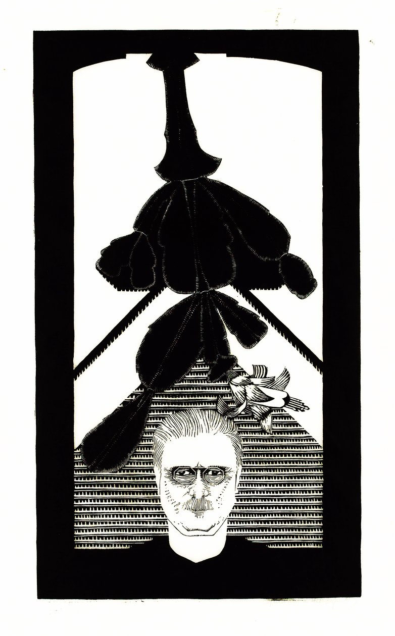与复活节仙人掌的自画像，约1927年。 作者 塞缪尔·杰苏伦·德·梅斯基塔