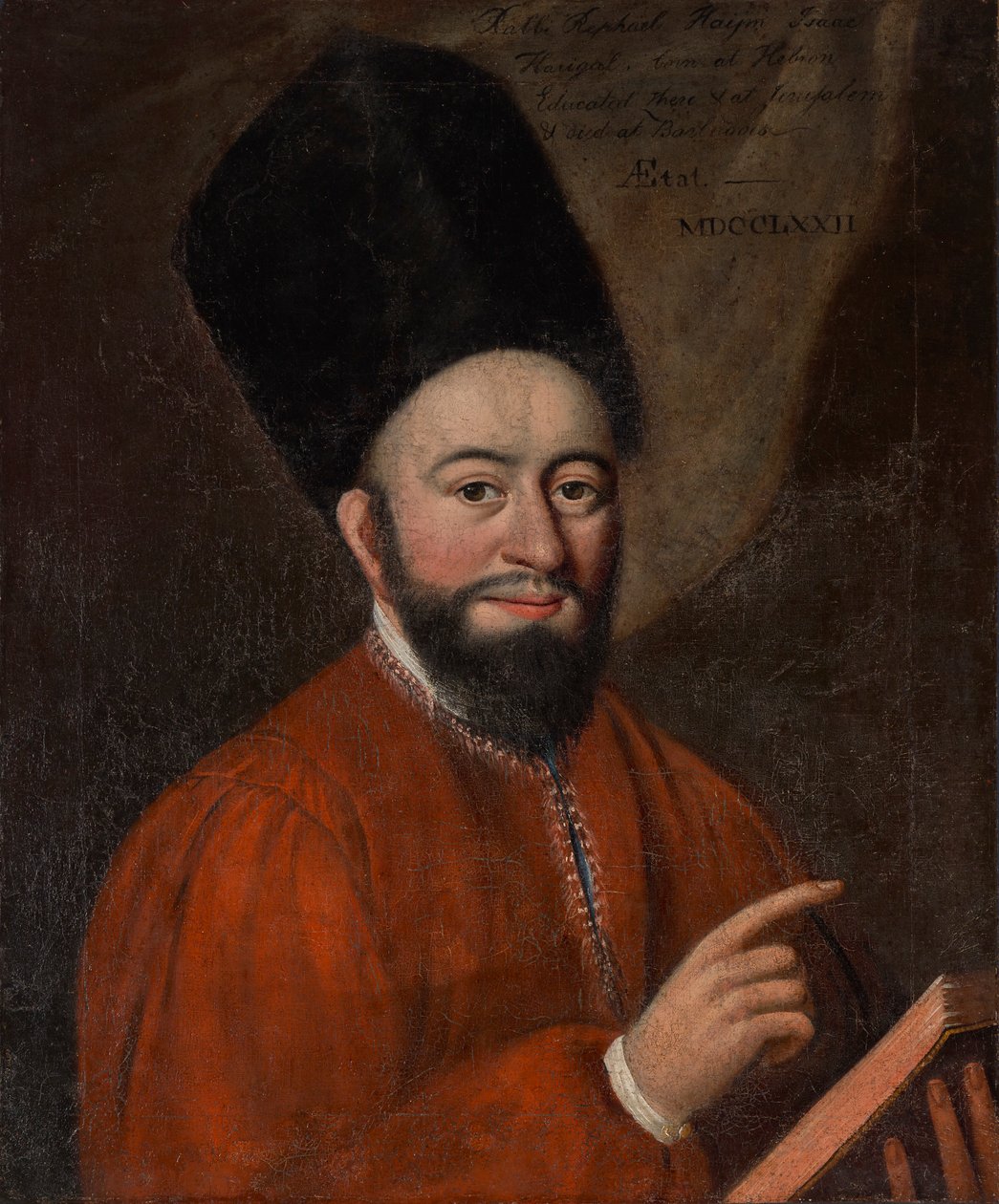 拉斐尔-海姆-艾萨克-卡里加尔拉比（1733 年 作者 塞缪尔·金