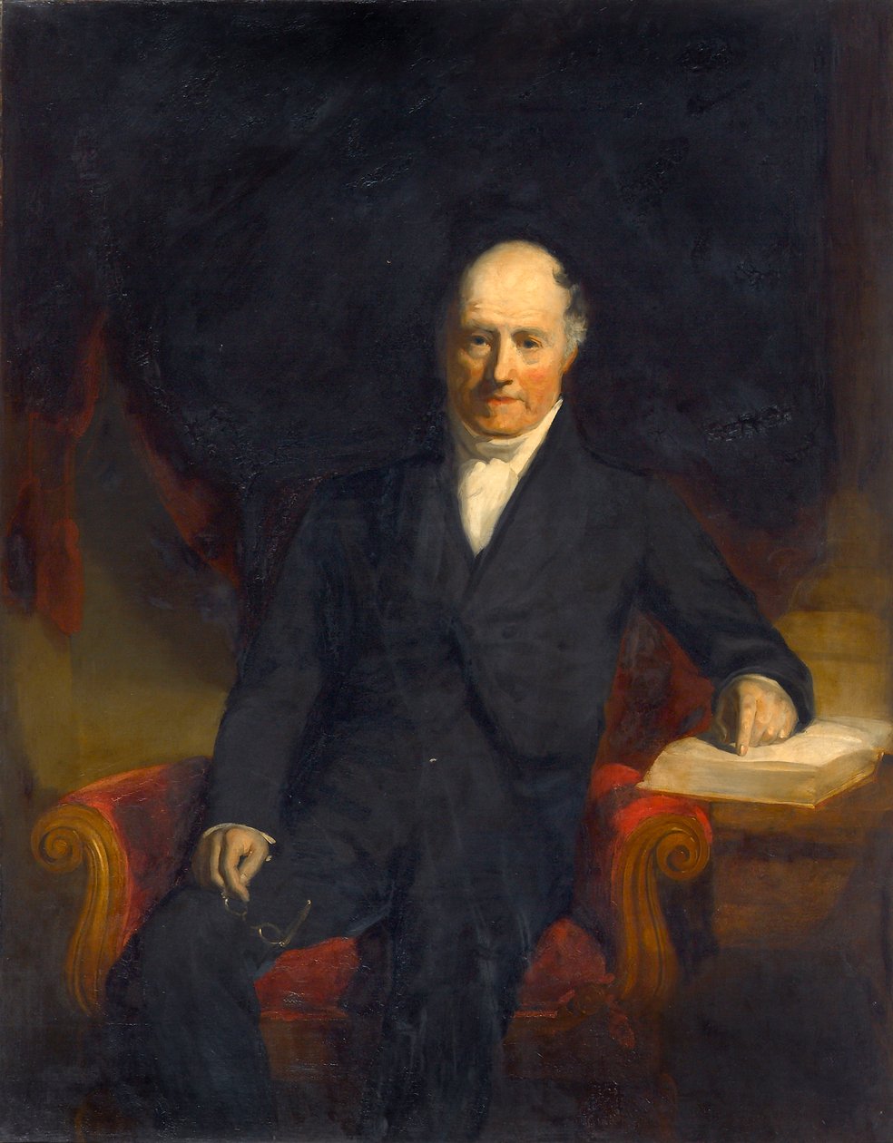 乔治-格林（1767-1849），约 1840 年（布面油画） 作者 塞缪尔·劳伦斯（Samuel Laurence）
