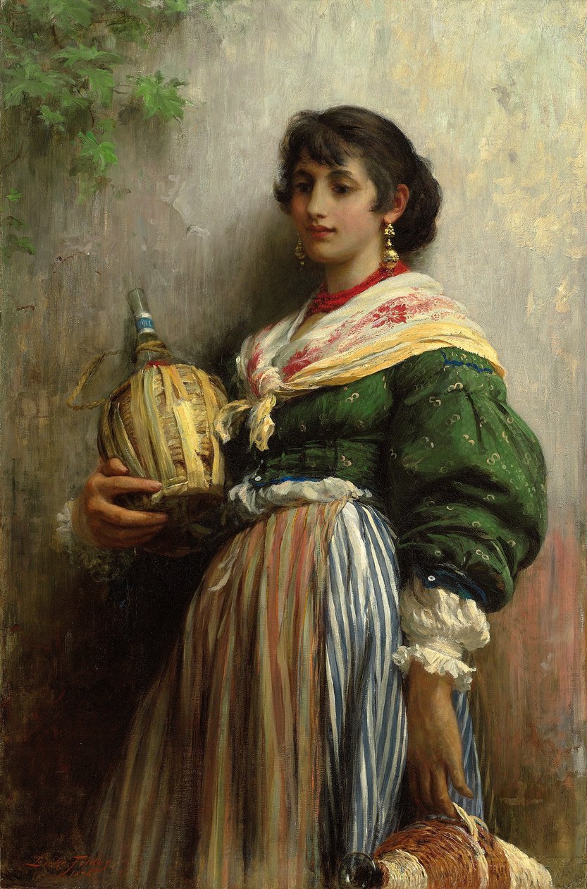 罗莎·西耶加（Rosa Siega），1876年 作者 塞缪尔·卢克·菲尔德斯