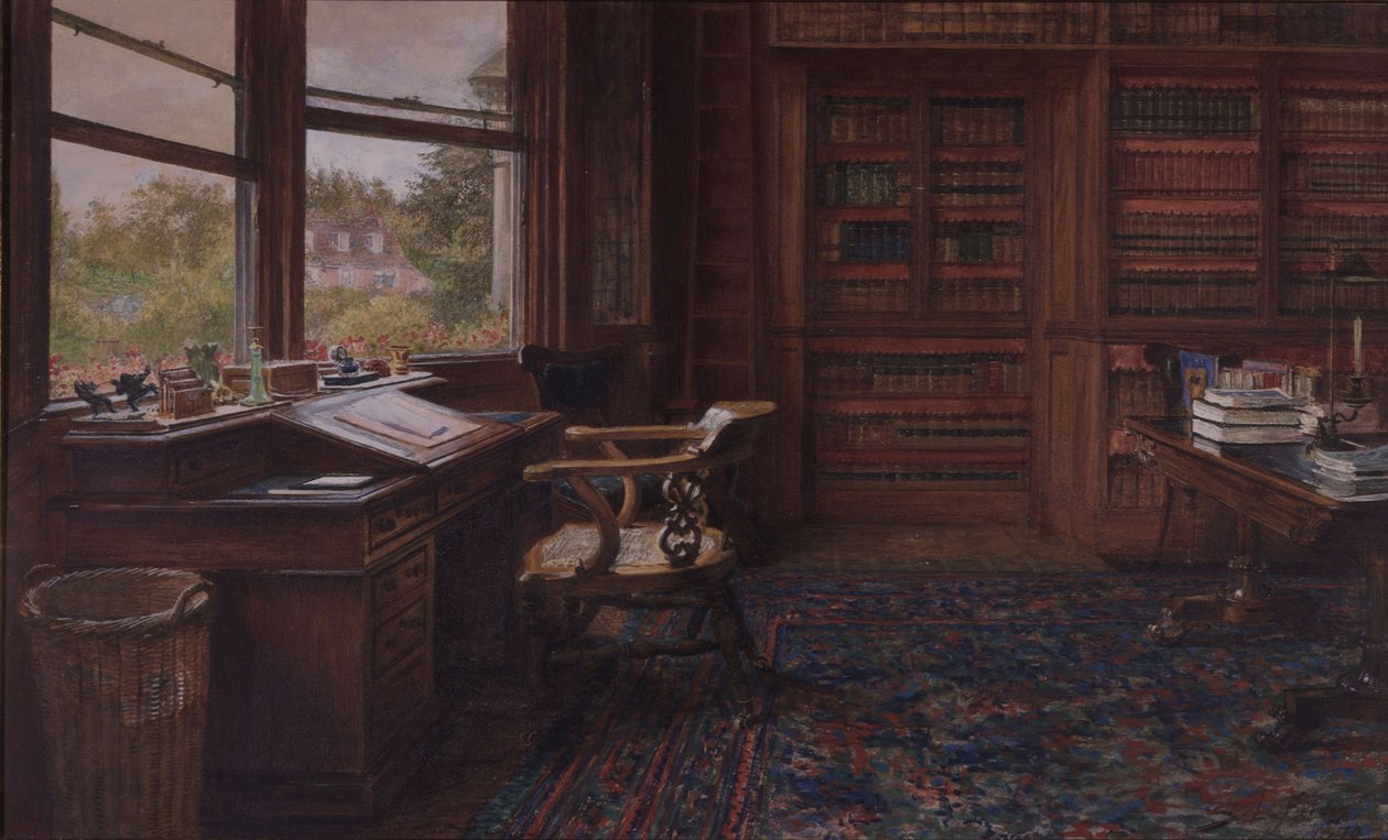空椅，迦得山，1870年6月9日 作者 塞缪尔·卢克·菲尔德斯