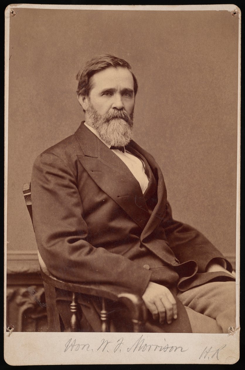 W.F. Morrison阁下的肖像，1876年至1880年间。 作者 塞缪尔·蒙塔古·法塞特