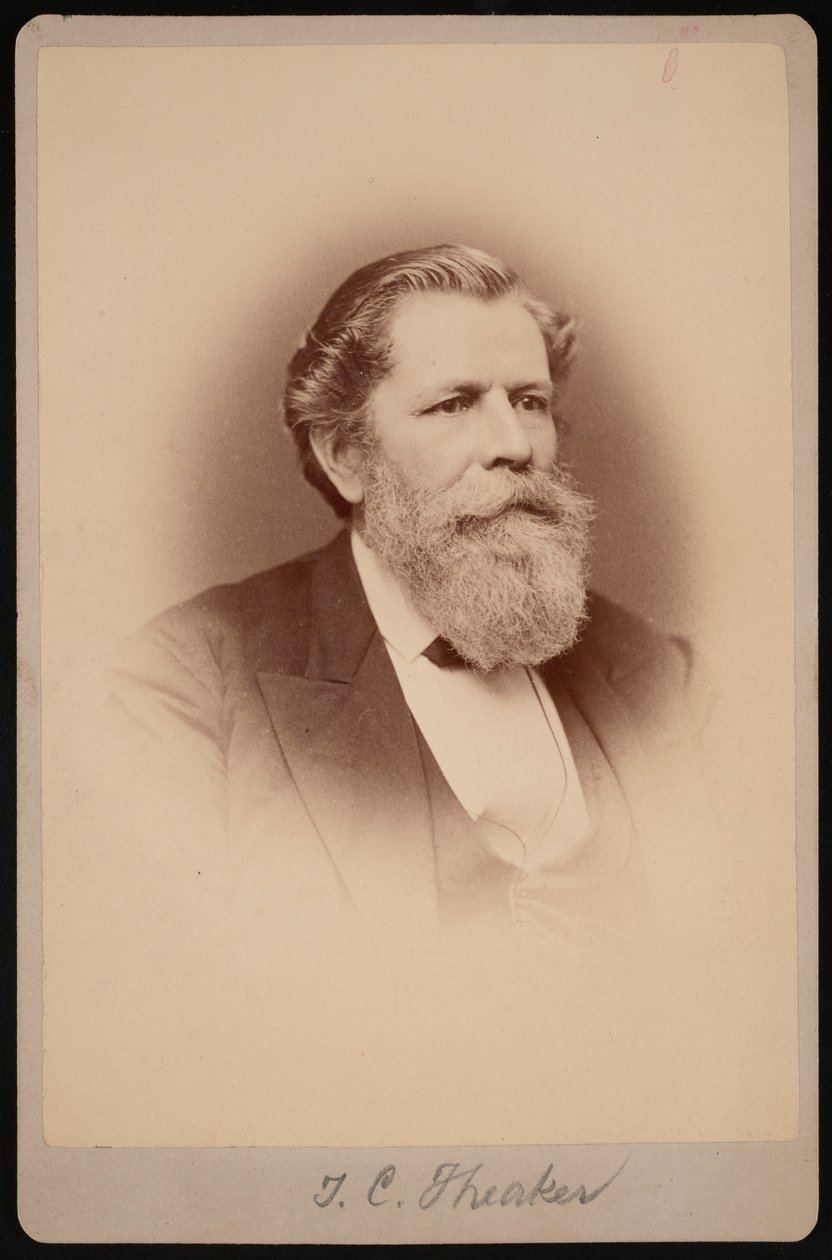 托马斯-克拉克-西克1812-1883年的肖像，1876年至1880年间。 作者 塞缪尔·蒙塔古·法塞特